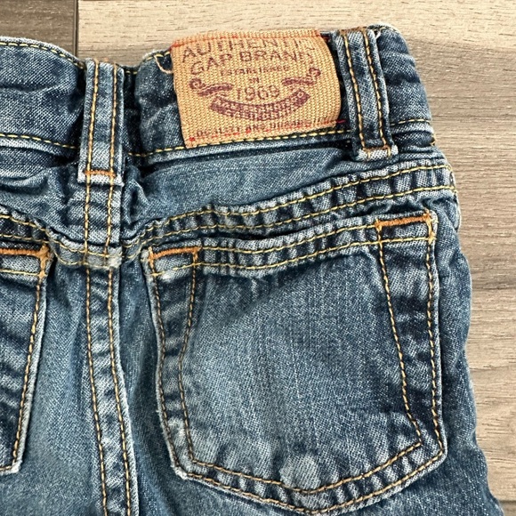 GAP Blue Straight-Leg Jeans Classic Denim - Picture 4 of 4